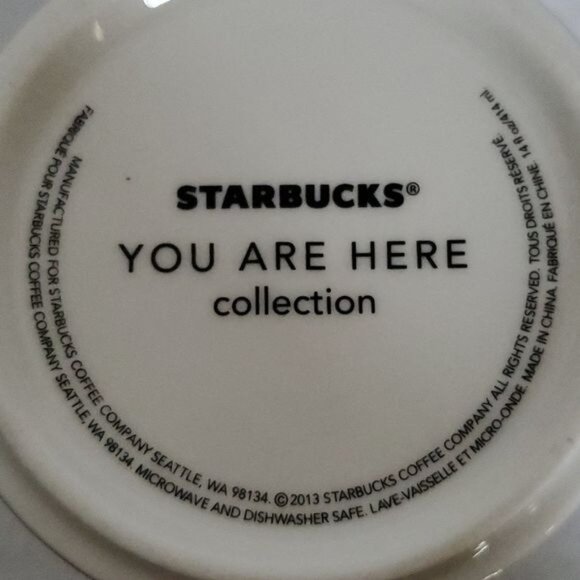 2013 North Carolina Starbucks Coffee You Are Here Collection 14 oz Cup MUG TEA - Picture 8 of 9